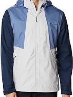 Columbia Inner Limits II Waterproof Rain Jacket Colorblock Men's Size